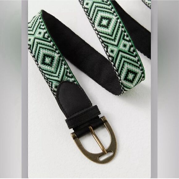 Free people moving to mars printed belt M/L new - Picture 3 of 14